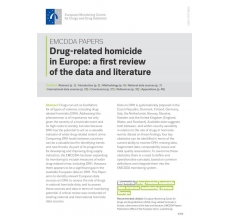 Drug-related homicide in Europe: a first review of the data and literature